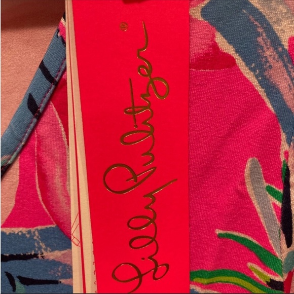 Lilly Pulitzer Kaisley Dual Neck Long Sleeve Dress (2) - Picture 5 of 9